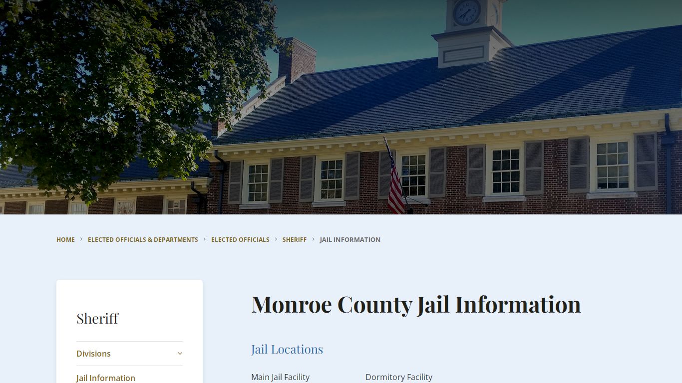 Jail Information - Monroe County, Michigan